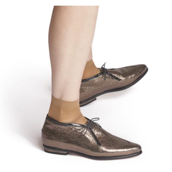 Anthropologie The Palatines Pinna Ankle Boot Pewter Booties - Picture 1 of 12